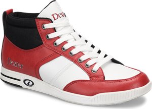 White Red Dexter Bowling Dave Hi-Top